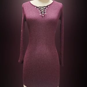 Burgundy Top or Sweater Dress